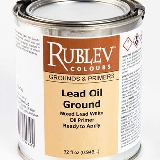 Rublev Rublev Colours Lead Oil Ground  32 oz