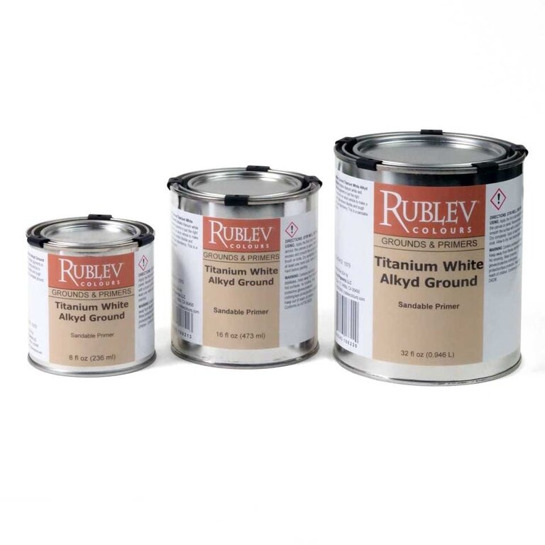 Rublev Rublev Colours Titanium White Alkyd Ground