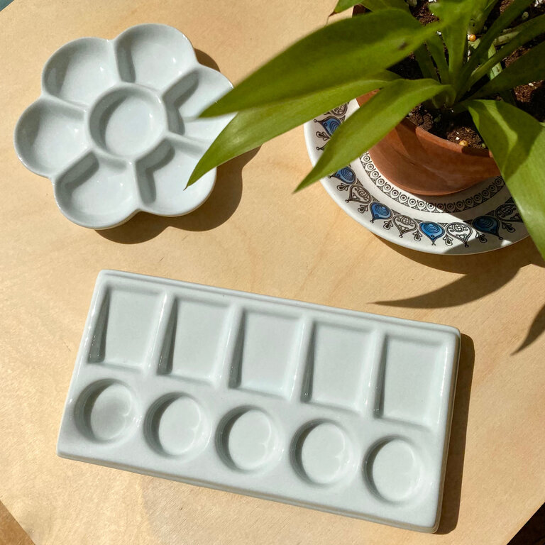 Jack Richeson & Co., Inc Richeson Porcelain Palette 5 wells and 5 slants