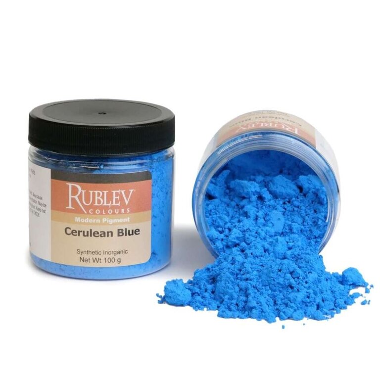 Rublev Rublev Colours Pigment Cerulean Blue - 100 g