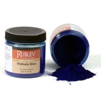 Rublev Rublev Colours Pigment Phthalo Blue - 4 oz