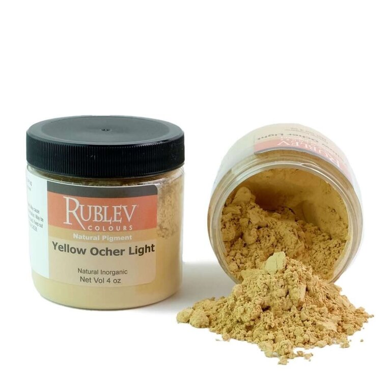 Rublev Rublev Colours Pigment Yellow Ocher Light - 4 oz