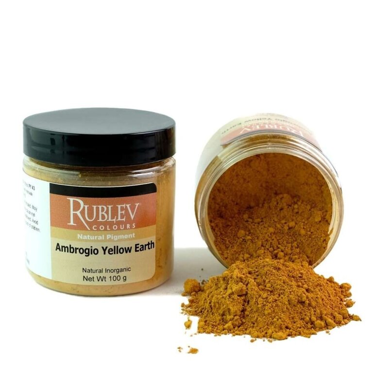 Rublev Rublev Colours Pigment Ambrogio Yellow Earth - 4 oz