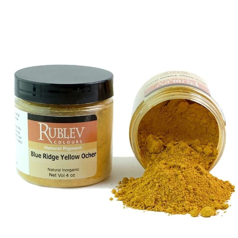 Rublev Rublev Colours Pigment Blue Ridge Yellow Ocher - 4 oz