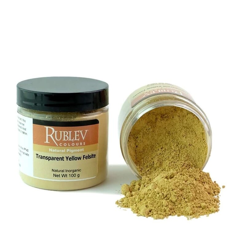 Rublev Rublev Colours Pigment Transparent Yellow Felsite - 100 g