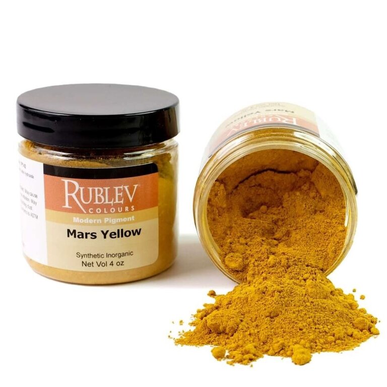 Rublev Rublev Colours Pigment Mars Yellow - 4 oz