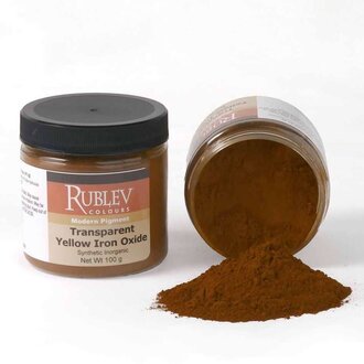 Rublev Rublev Colours Pigment Transparent Yellow Iron Oxide - 100 g
