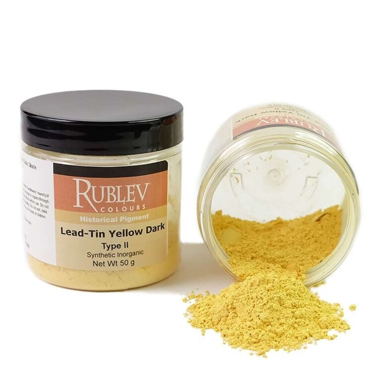 Rublev Rublev Colours Pigment Lead-Tin Yellow Dark (Type II) - 50 g