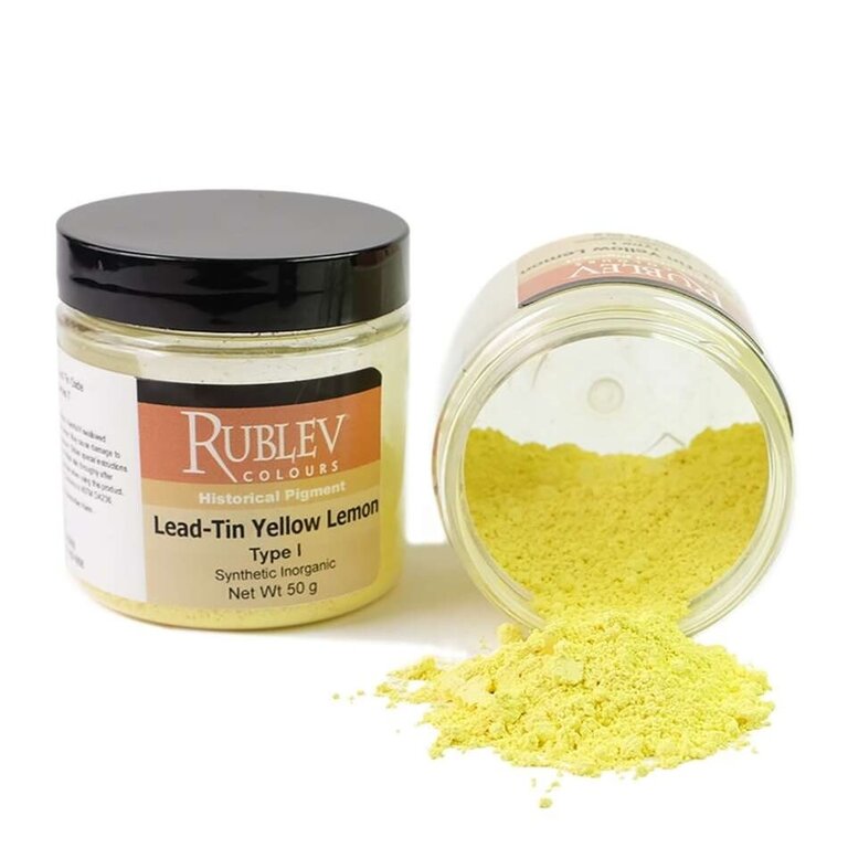 Rublev Rublev Colours Pigment Lead-Tin Yellow Lemon (Type I) - 50 g