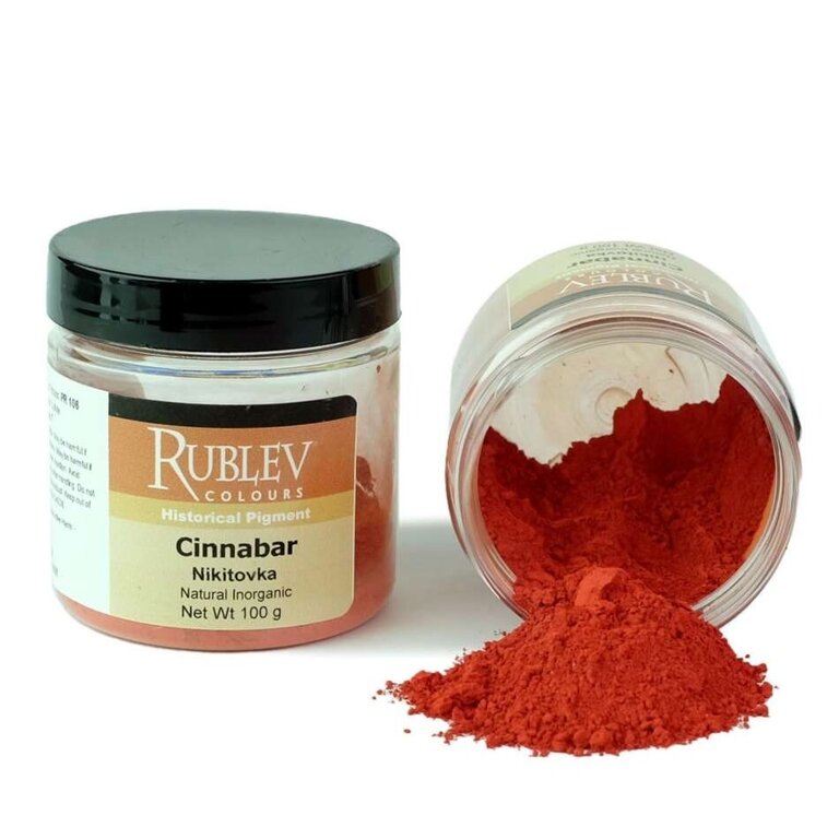 Rublev Rublev Colours Pigment Cinnabar (Nikitovka) - 10 g