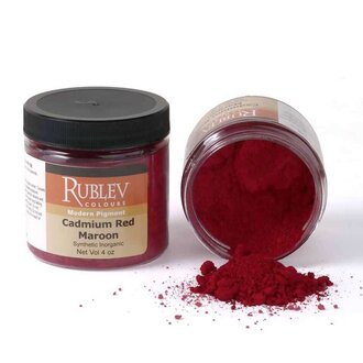 Rublev Rublev Colours Pigment Cadmium Red Maroon - 4 oz