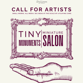 ARTiculations Tiny Monuments Miniature Salon Registration