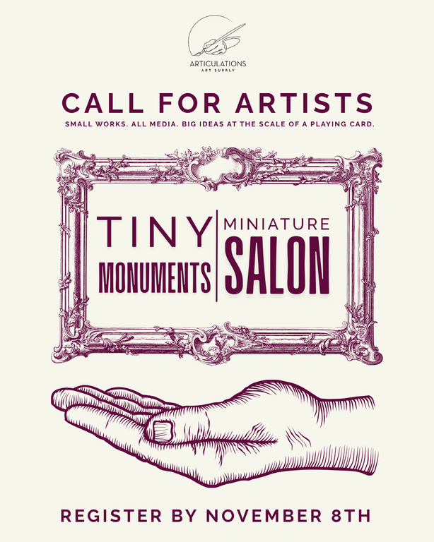 ARTiculations Tiny Monuments Miniature Salon Registration
