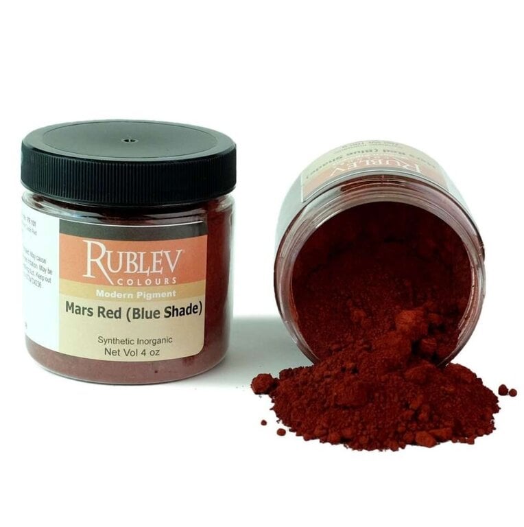 Rublev Rublev Colours Pigment Mars Red (Blue Shade) - 100g
