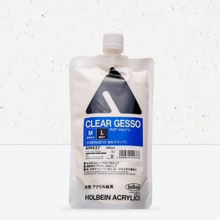 HK Holbein Artist Materials Holbein Clear Gesso - 300 ml