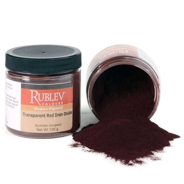Rublev Rublev Colours Pigment Transparent Red Iron Oxide - 100 g