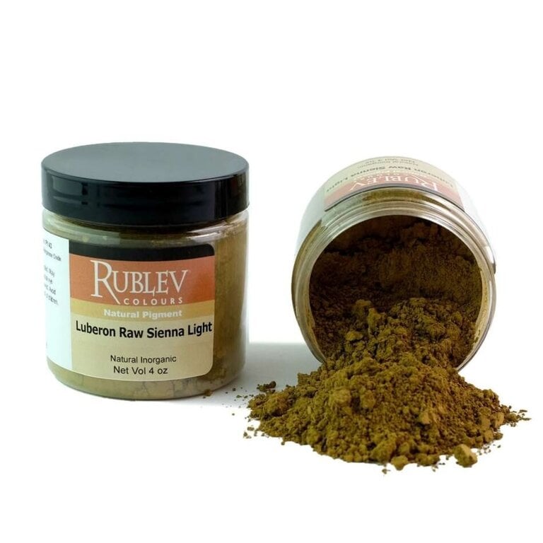 Rublev Rublev Colours Pigment Luberon Raw Sienna Light - 4 oz
