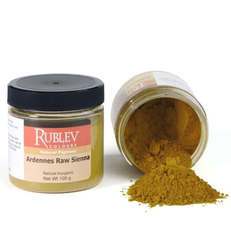 Rublev Rublev Colours Pigment Ardennes Raw Sienna - 100 g