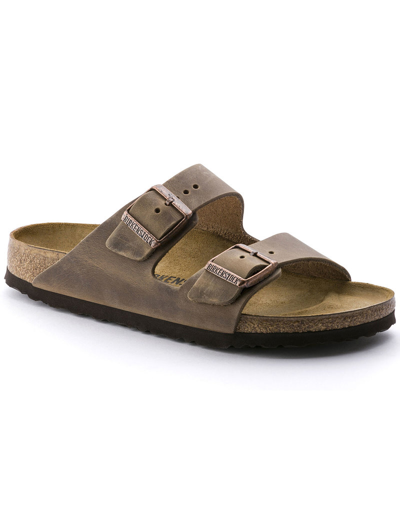 BIRKENSTOCK ARIZONA OILED LEATHER-TOBACCO BROWN