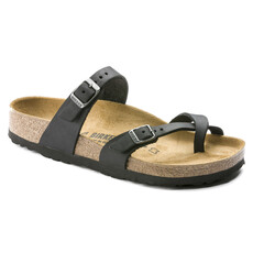 BIRKENSTOCK MAYARI OILED LEATHER-BLACK