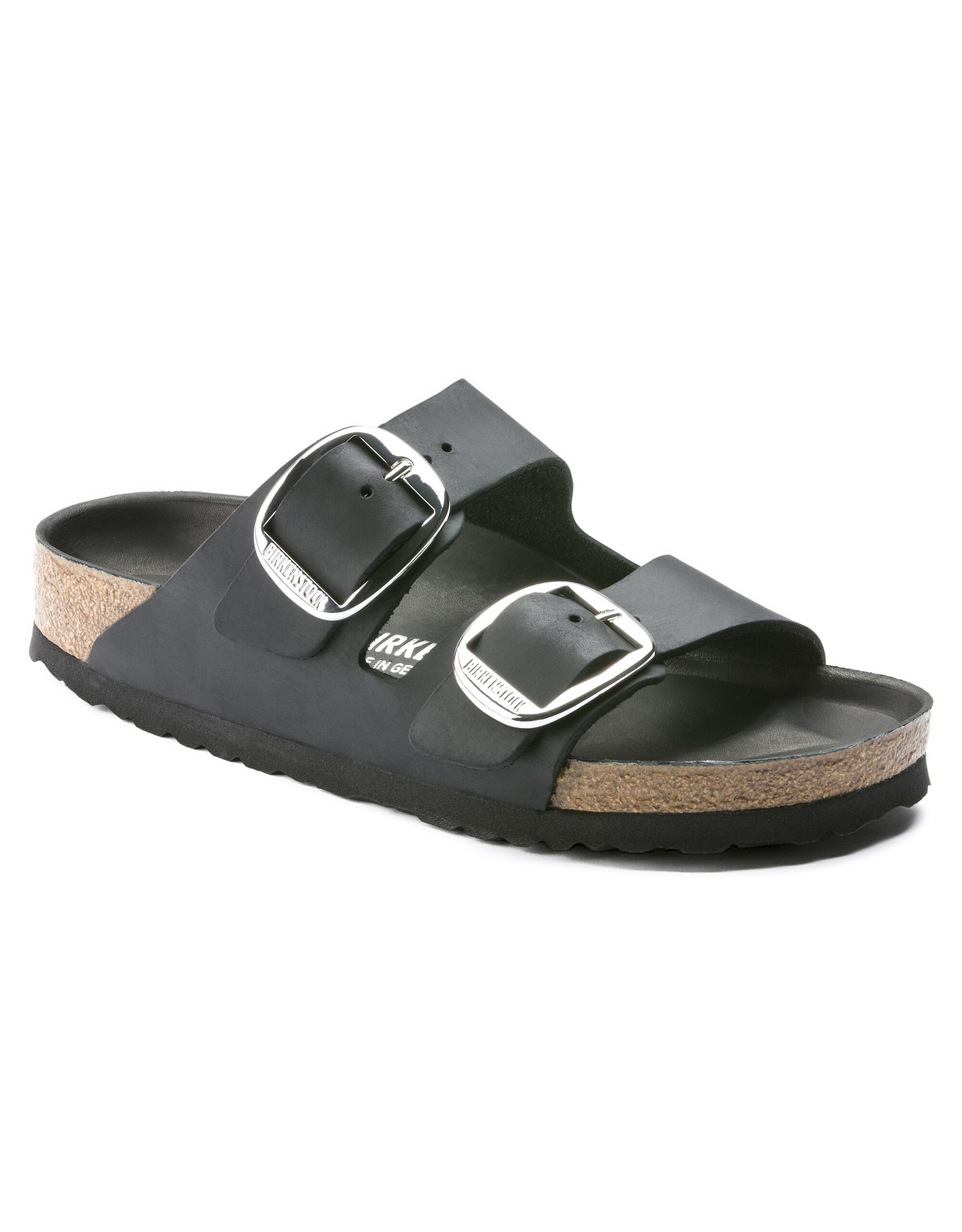 BIRKENSTOCK ARIZONA BIG BUCKLE OILED LEATHER-BLACK