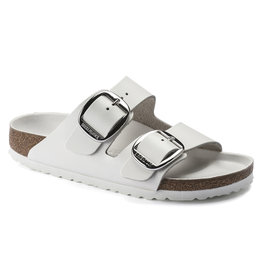 BIRKENSTOCK ARIZONA BIG BUCKLE NATURAL LEATHER-WHITE