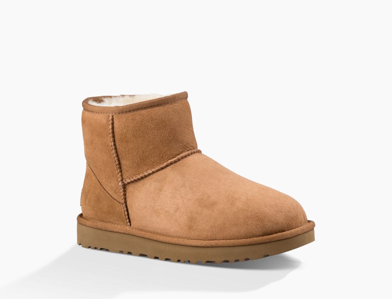 UGG WOMEN'S CLASSIC MINI II BOOT-CHESTNUT