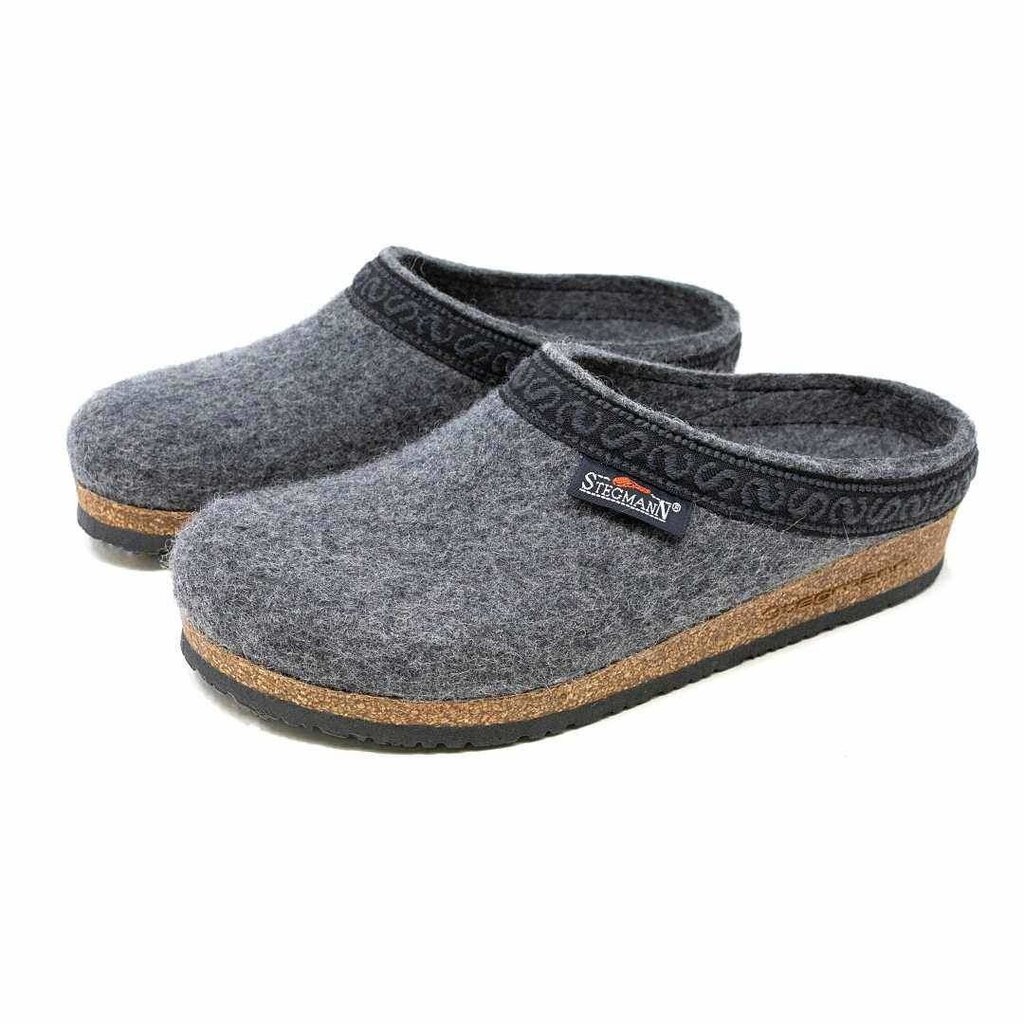 STEGMANN WOMEN'S ORIGINAL 108 WOOL CLOG-GREY