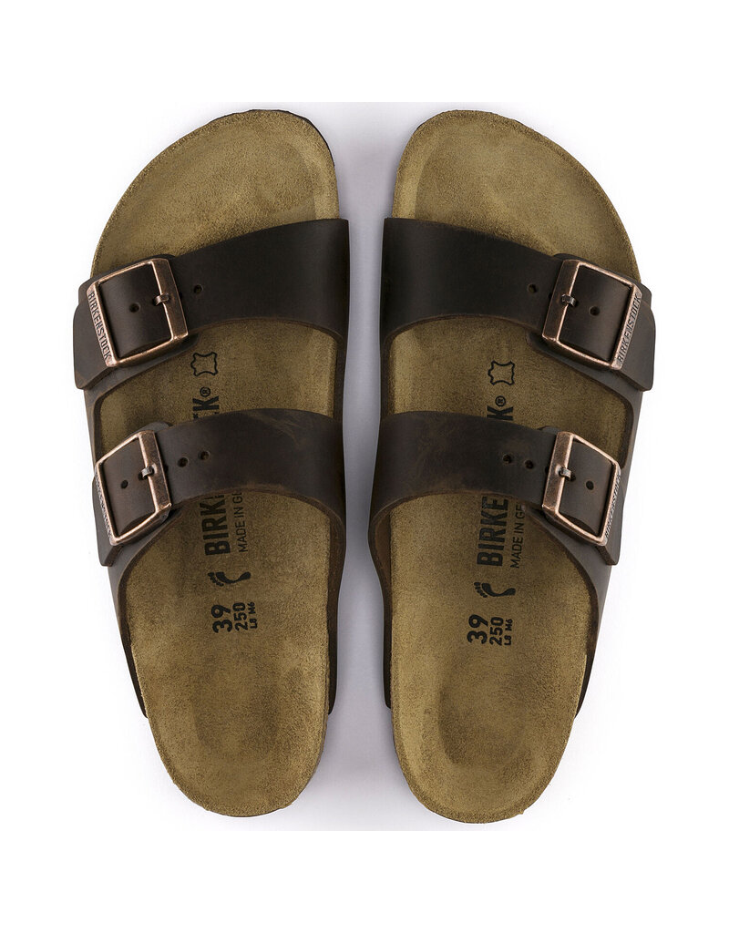 BIRKENSTOCK ARIZONA OILED LEATHER-HABANA