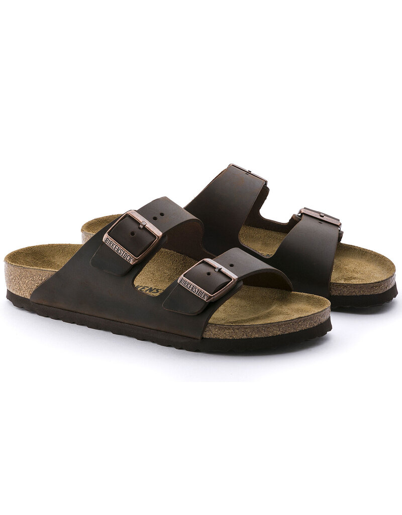 BIRKENSTOCK ARIZONA OILED LEATHER-HABANA