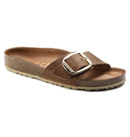 BIRKENSTOCK MADRID BIG BUCKLE OILED LEATHER-COGNAC