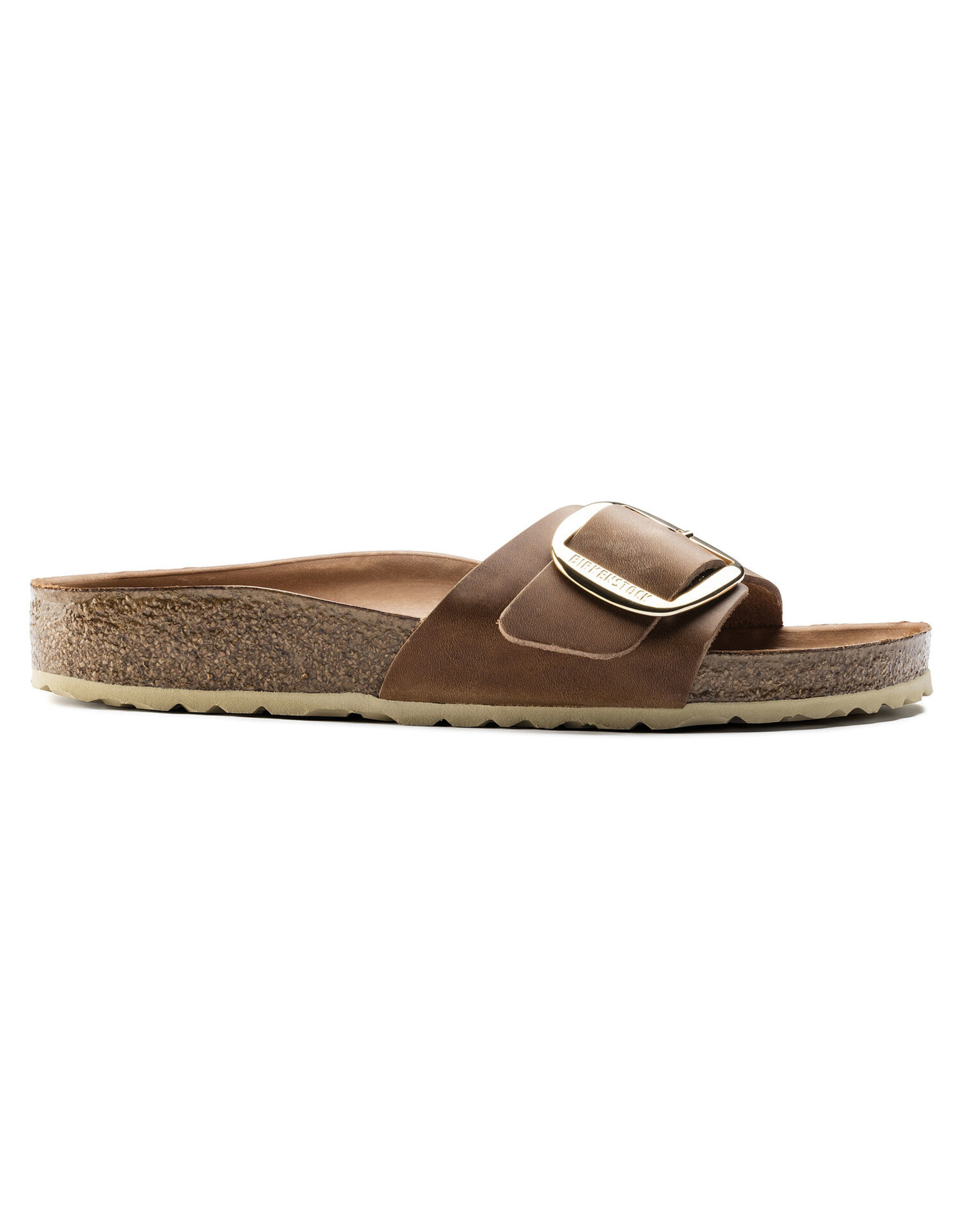 BIRKENSTOCK MADRID BIG BUCKLE OILED LEATHER-COGNAC