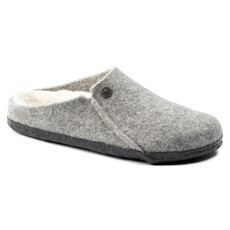 BIRKENSTOCK ZERMATT WOOL FELT SLIPPER-LIGHT GRAY