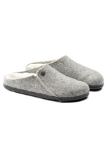 BIRKENSTOCK ZERMATT WOOL FELT SLIPPER-LIGHT GRAY