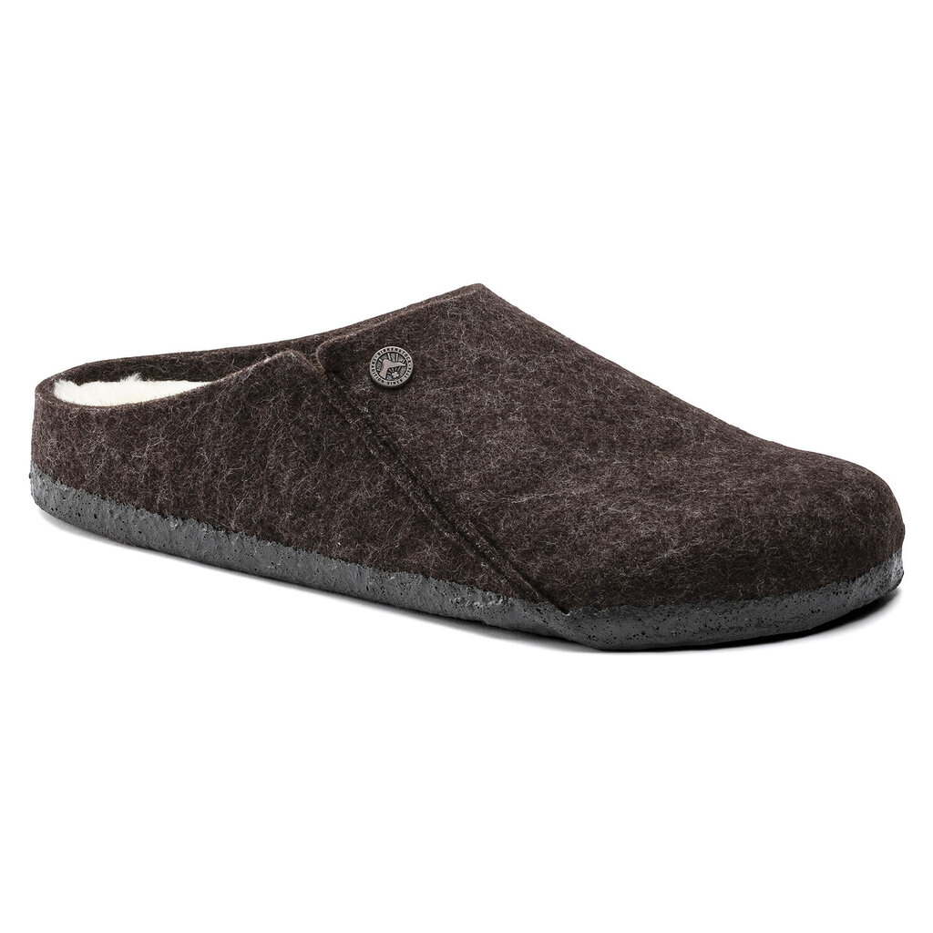BIRKENSTOCK ZERMATT WOOL FELT SLIPPER-MOCHA