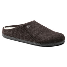 BIRKENSTOCK ZERMATT WOOL FELT SLIPPER-MOCHA