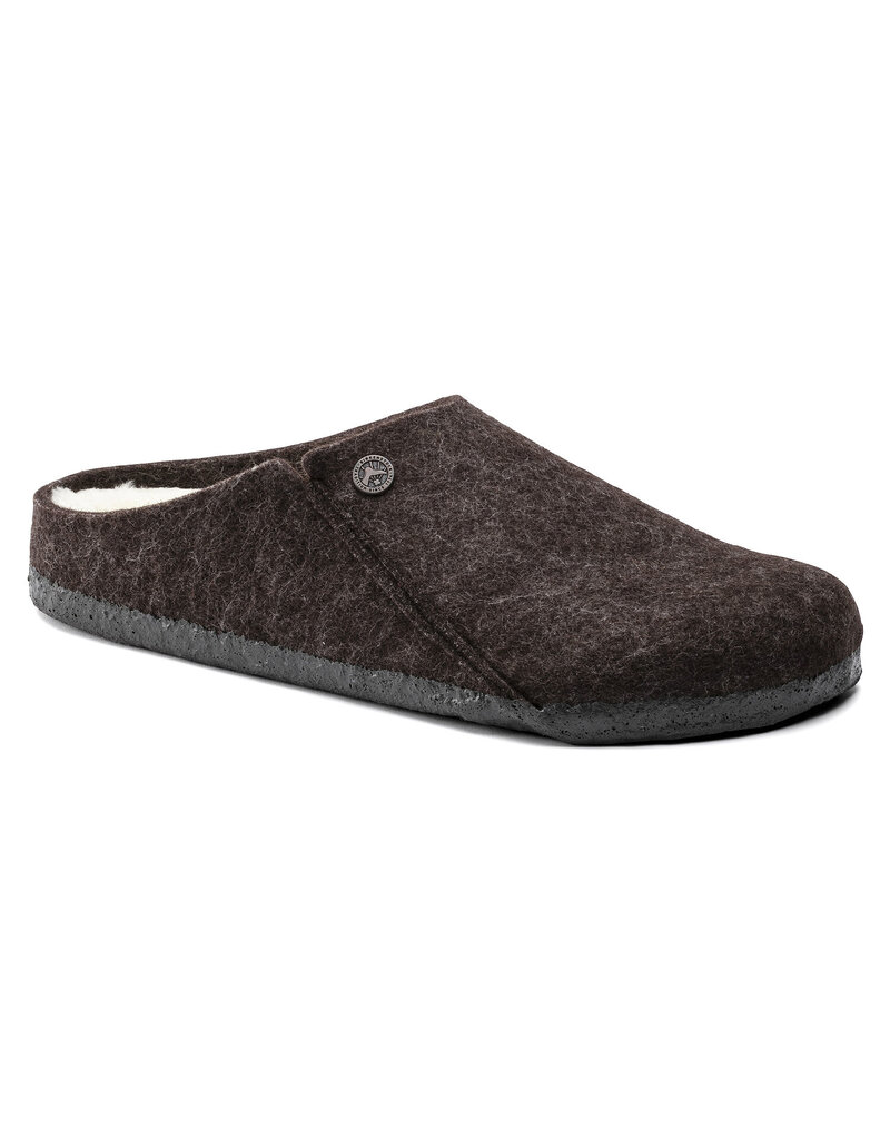 BIRKENSTOCK ZERMATT WOOL FELT SLIPPER-MOCHA