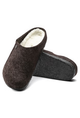 BIRKENSTOCK ZERMATT WOOL FELT SLIPPER-MOCHA