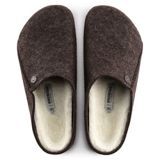 BIRKENSTOCK ZERMATT WOOL FELT SLIPPER-MOCHA