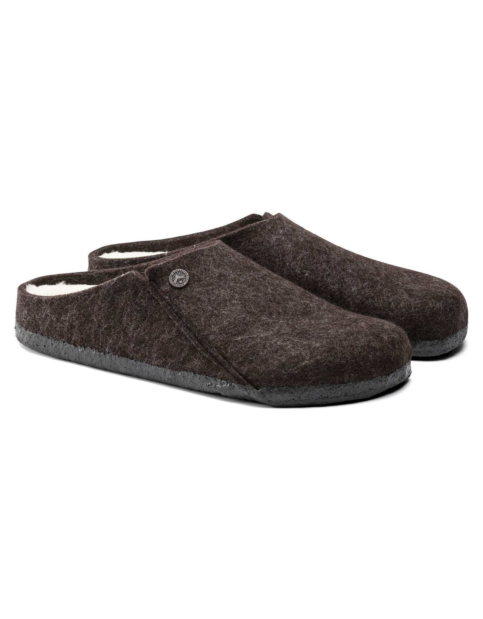 BIRKENSTOCK ZERMATT WOOL FELT SLIPPER-MOCHA