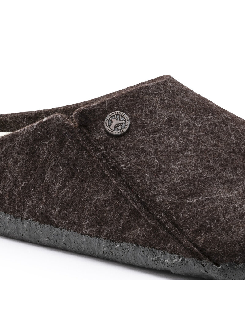 BIRKENSTOCK ZERMATT WOOL FELT SLIPPER-MOCHA