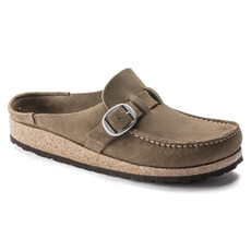 BIRKENSTOCK BUCKLEY SUEDE LEATHER-GRAY TAUPE