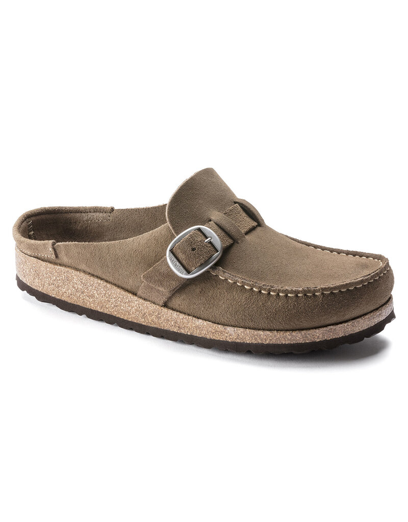 BIRKENSTOCK BUCKLEY SUEDE LEATHER-GRAY TAUPE