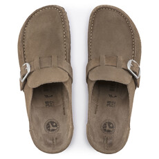 BIRKENSTOCK BUCKLEY SUEDE LEATHER-GRAY TAUPE