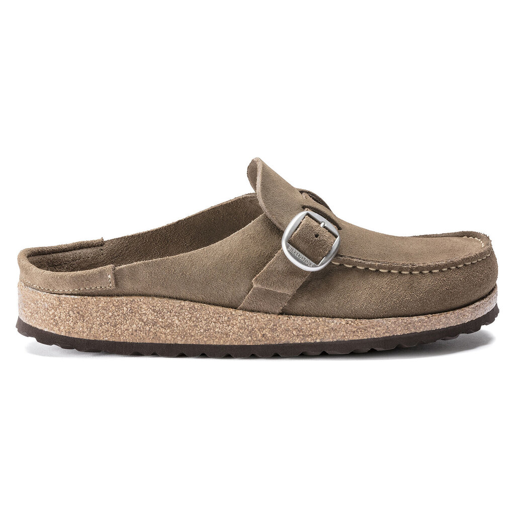 BIRKENSTOCK BUCKLEY SUEDE LEATHER-GRAY TAUPE