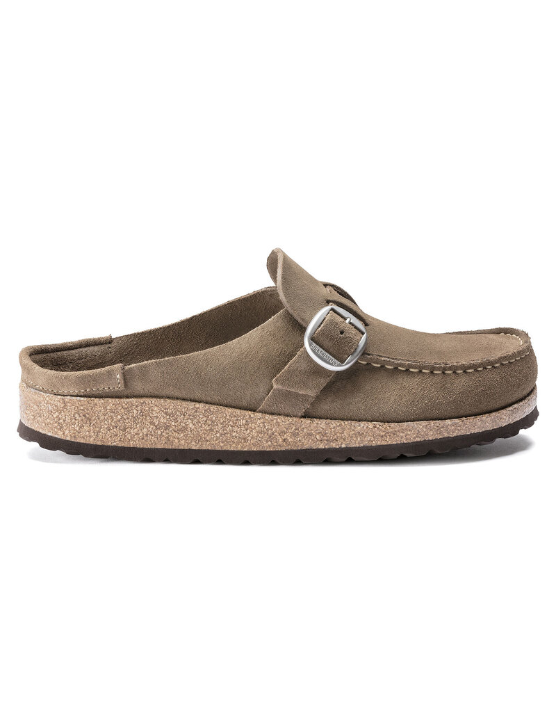 BIRKENSTOCK BUCKLEY SUEDE LEATHER-GRAY TAUPE