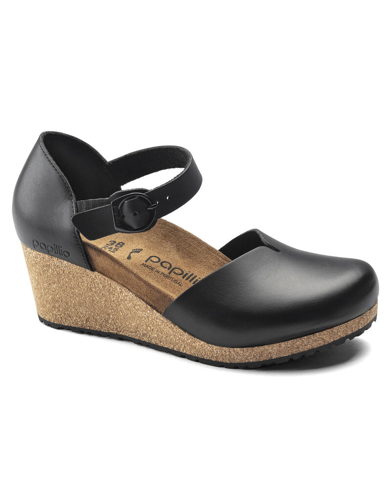 BIRKENSTOCK MARY LEATHER-BLACK