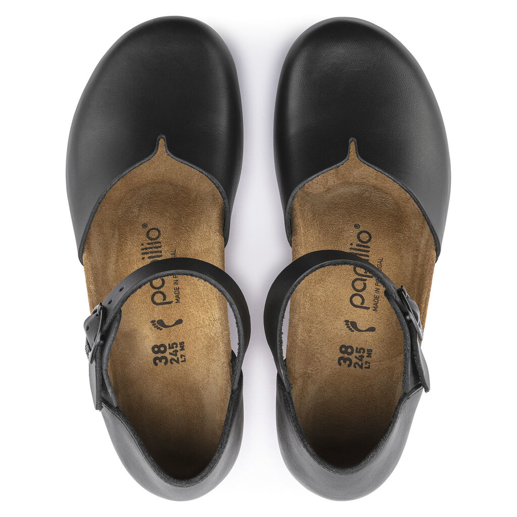 BIRKENSTOCK MARY LEATHER-BLACK