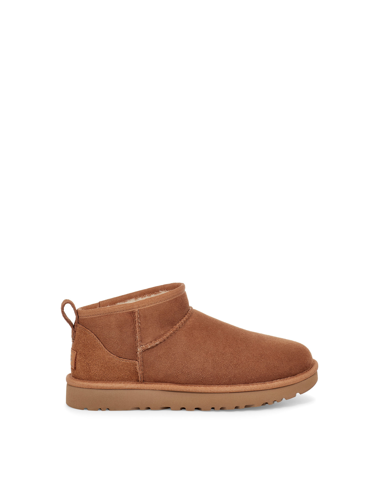 UGG WOMEN'S CLASSIC ULTRA MINI BOOT-CHESTNUT