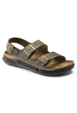 BIRKENSTOCK MILANO CROSS TOWN OILED LEATHER-FADED KHAKI